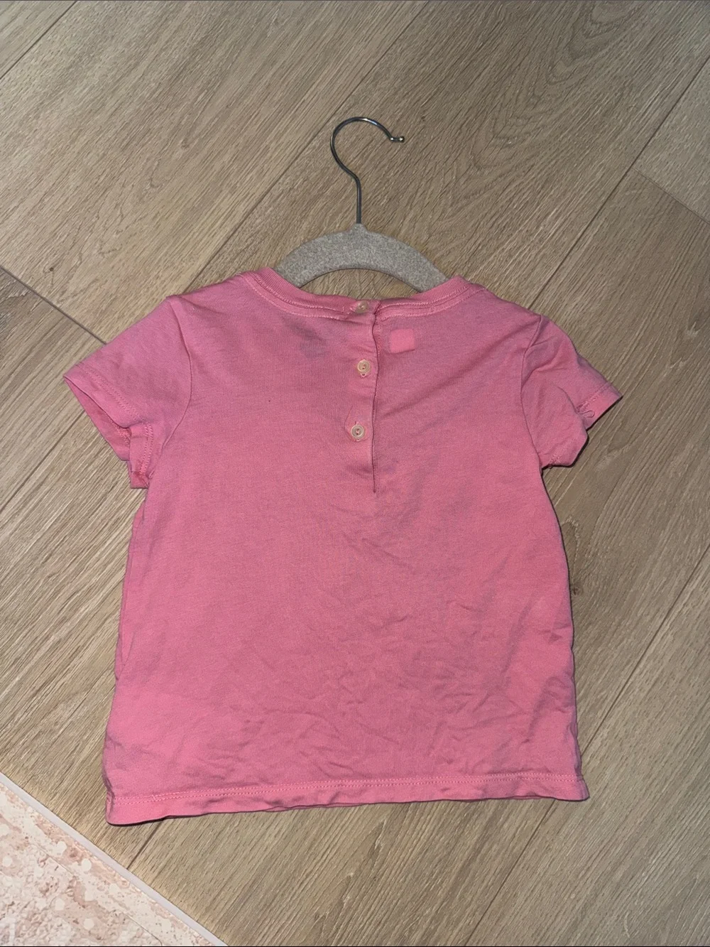 Ralph Lauren Pink Short-Sleeve POLO Applique Tee for Kids
